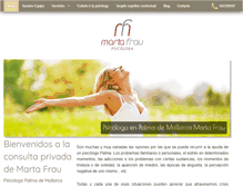 Tablet Screenshot of marta-frau-psicologa.com
